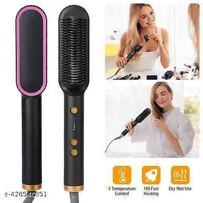 Professional Electric Hair Straightener Comb Brush